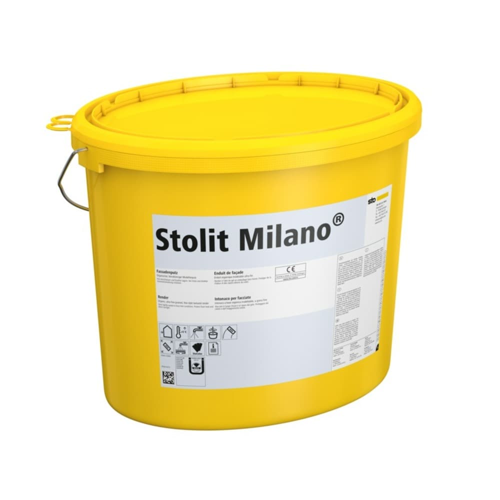 Органическая мелкозернистая моделируемая штукатурка Stolit Milano