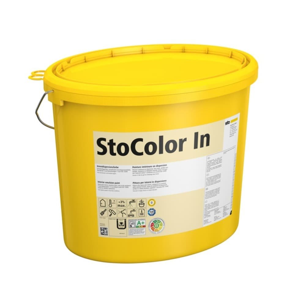 Дисперсионная матовая краска для внутренних работ StoColor In
