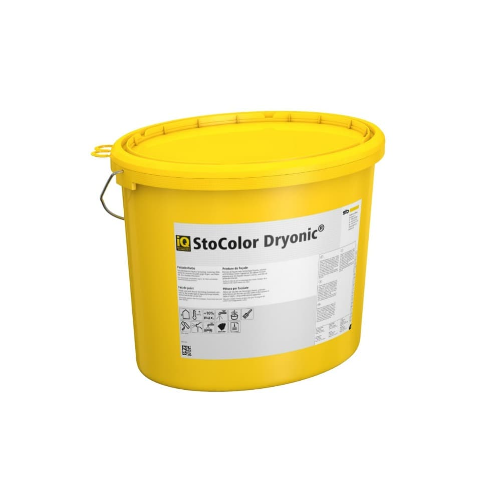 Фасадная краска с технологией сухой фасад StoColor Dryonic 15 л (weiss)